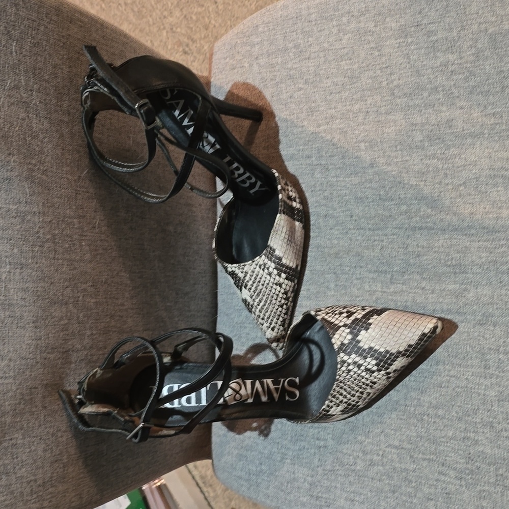 Snakeskin heels